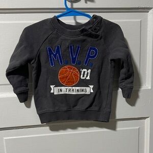 Carter's Dark Grey  MVP Sweatshirt for Kids